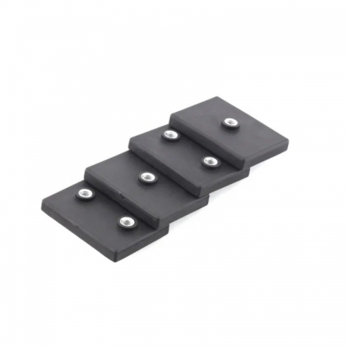 rectangular rubber coated magnet
