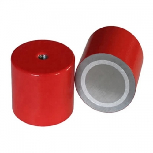 Red Paint Alnico Deep Pot Magnet