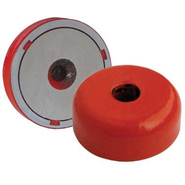 Alnico Pot Magnet Red Color Coated