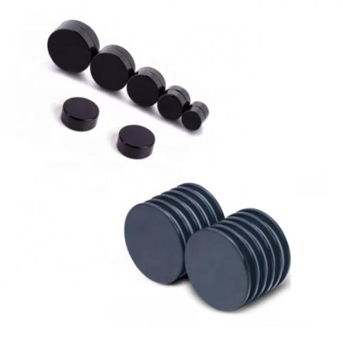 Waterproof Black Rubber Coated Magnet