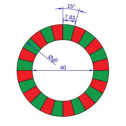  Bonded NdFeB Rings Magnet